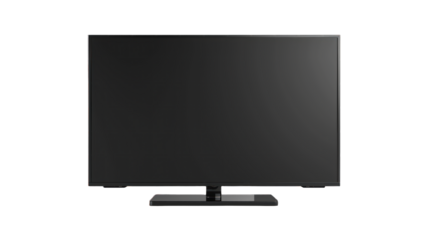 Smart TV isolated on a transparent background