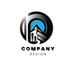 Abstract logo for residence or real estate