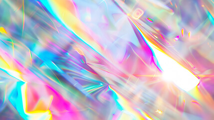 abstract aesthetic colorful sunlight flares, beautiful wallpaper, background with light refraction and reflection in the lens, bright, iridescent, light overlay, refraction 