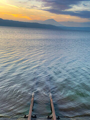 boat on the lake