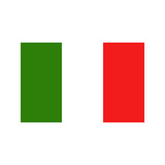 Naklejka premium Italy flag
