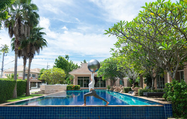 Young healthy woman practicing yoga Calmness and relax, female happiness.Horizontal background