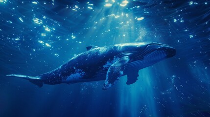 Fototapeta premium dolphin in the water