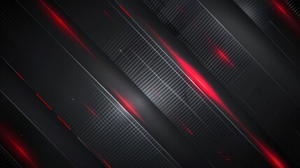 Abstract Dark Red and Black Lines Background Generative AI