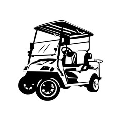 Golf Cart Illustration PNG © inez97