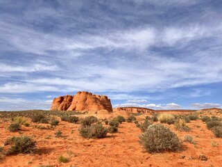 Scenic Majesty Mountains Near Antelope Canyon