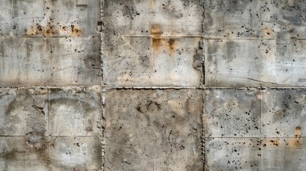 Texture of an aged cement block wall in the background