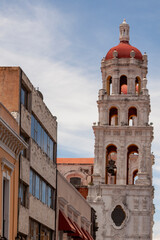 Fototapeta premium The Church of La Compañía, Puebla City, Puebla State, Mexico