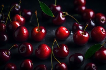 cherries on a plate
