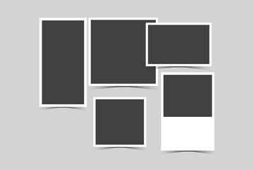 Hand drawn love collage for Wedding photo frames