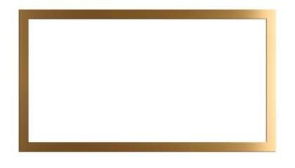 Transparent rectangular frame Golden Borders PNG