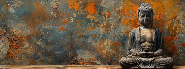 Enlightened teacher - buddha shakyamuni siddhartha gautama, revered as tathagata, bhagavan, sugata, jina, lokajyeshtha, spreading wisdom and compassion for the path to enlightenment and inner peace.