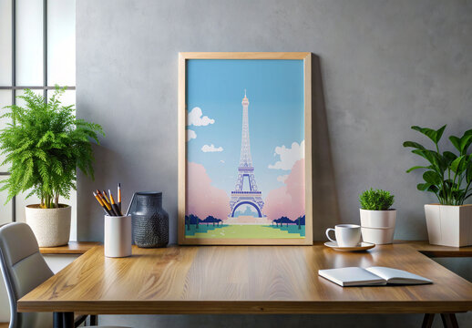 Minimalist Poster Mockup Template