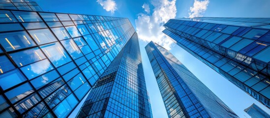 Skyscrapers in the business city center