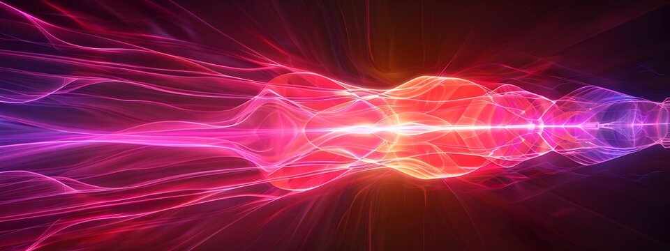 High Frequency Laser Light Waves Visualization in