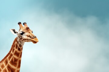 giraffe in the zoo, generative ai