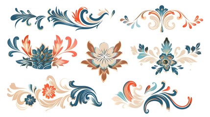 Fototapeta premium pattern with flowers