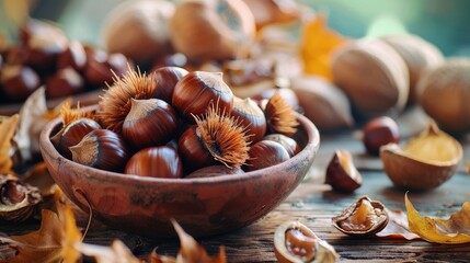 Chestnut Nutrient Rich and Flavorful with a Distinctive Brown Shell