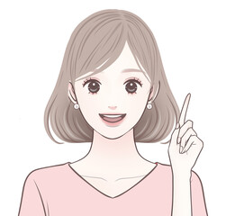 女性・女の子のイラスト素材