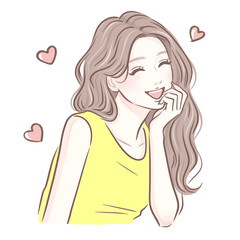 女性・女の子のイラスト素材