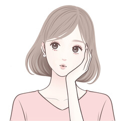 女性・女の子のイラスト素材