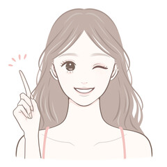 女性・女の子のイラスト素材