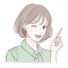 女性・女の子のイラスト素材