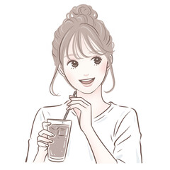 女性・女の子のイラスト素材