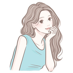 女性・女の子のイラスト素材