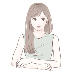 女性・女の子のイラスト素材