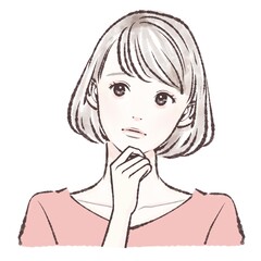 女性・女の子のイラスト素材