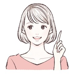 女性・女の子のイラスト素材