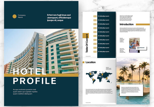 Green and Brown Hotel Company Profile