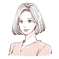 女性・女の子のイラスト素材