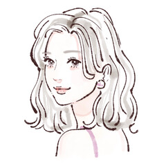 女性・女の子のイラスト素材