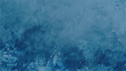 abstract blue background of elegant dark blue vintage grunge background texture christmas background. Abstract blue watercolor gradient paint grunge texture background. abstract blue dark watercolor c