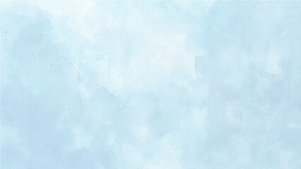 abstract watercolor painting blue sky and beautiful cloudscape for background. Abstract blurry defocused and grainy blue sky shades Watercolor background. Beautiful grunge blue background with space a
