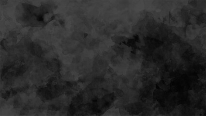 Abstract black watercolor background painting, dark black abstract stormy waves and spray in painted texture with soft blurred white fog or haze. White Seamless Tie Dye .Dark Drawn Brushstroke .Gray T