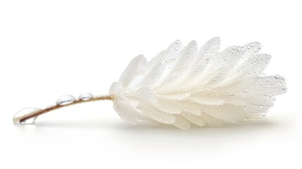 colorful flower cutout isolated on a white background