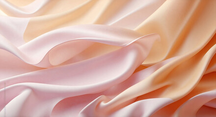 Obraz premium Fashion smooth elegant flying cloth. Abstract 3D art background. 