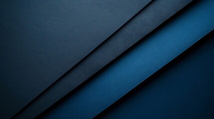 Simple and minimalistic navy blue background with dark navy blue paper on the right, perfect for copy space concepts