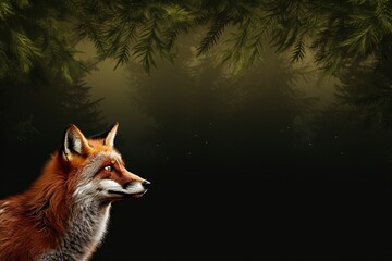 red fox in the wild, generative ai