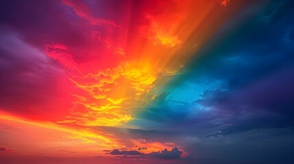 Naklejka premium rainbow