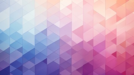 Fototapeta premium Stunning flat illustration with geometric tessellation, soft tones, and delicate patterns for highdefinition sophisticated design.