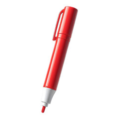 Felt tip pen isolated on transparent background