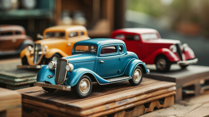 miniature vintage car 