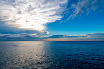 Obraz premium Sunset at Playa del Carmen, Mexico