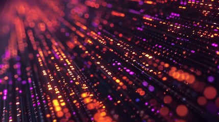 Mesmerizing Glowing Digital Particle Burst in Futuristic Cosmic Backdrop