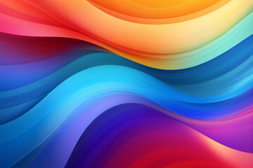 Obraz premium Abstract colorful waves. Mobile desktop wallpaper