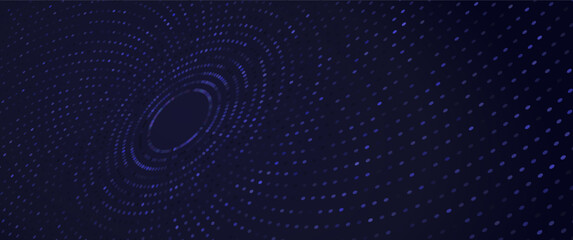 perspective blue matrix particle, binary code particle futuristic vector design for science, ai, data, hi tech background
